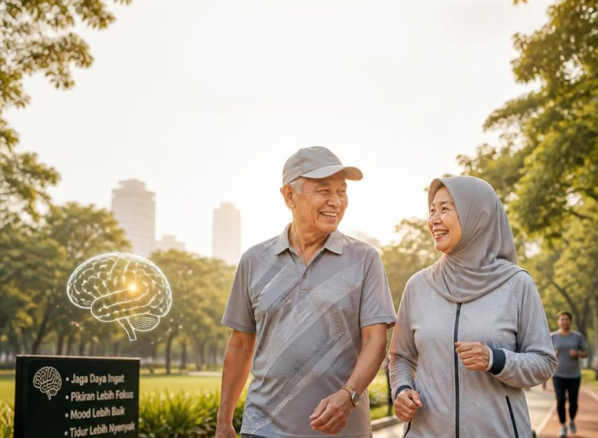 Jalan Santai Tiap Hari Bikin Lansia Tajam dan Tak Mudah Pikun