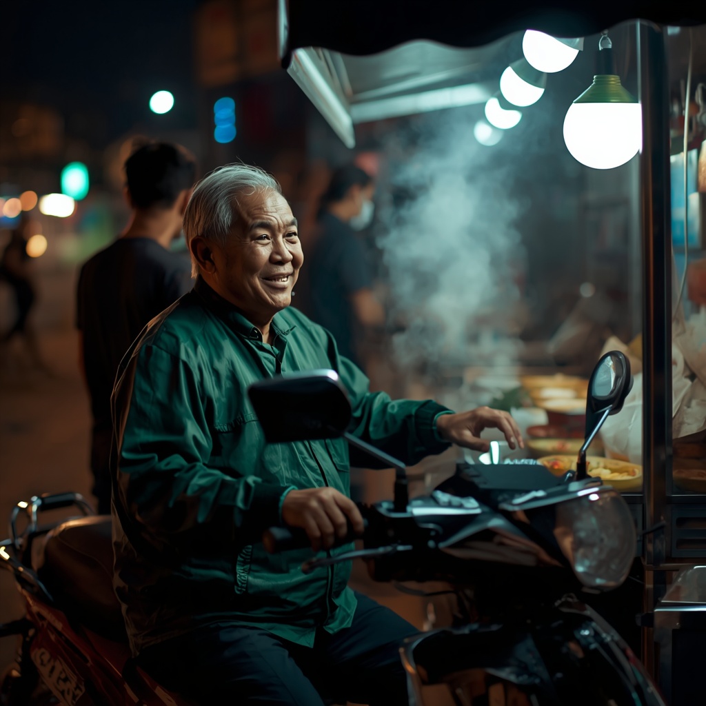 Driver Ojol Senior Ini Bangkit, Kini Sukses Bangun Bisnis Kuliner