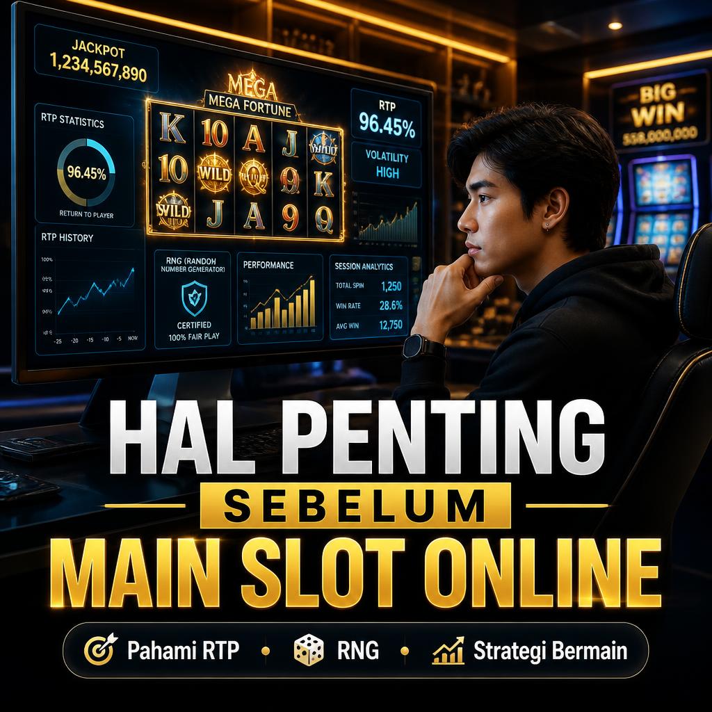 Hal Penting Yang Wajib Diketahui Sebelum Main Slot Online