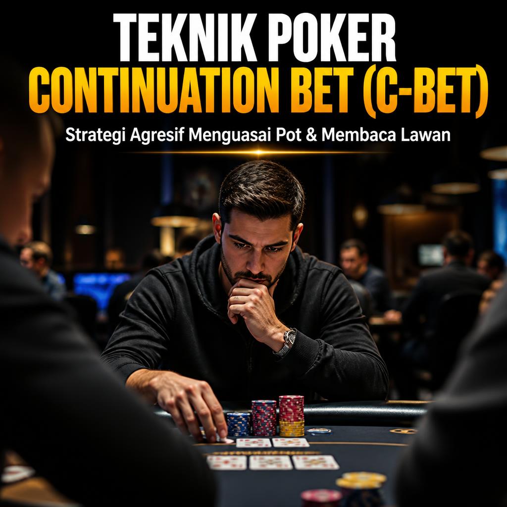 Teknik Poker Continuation Bet: Strategi Agresif untuk Menguasai Pot